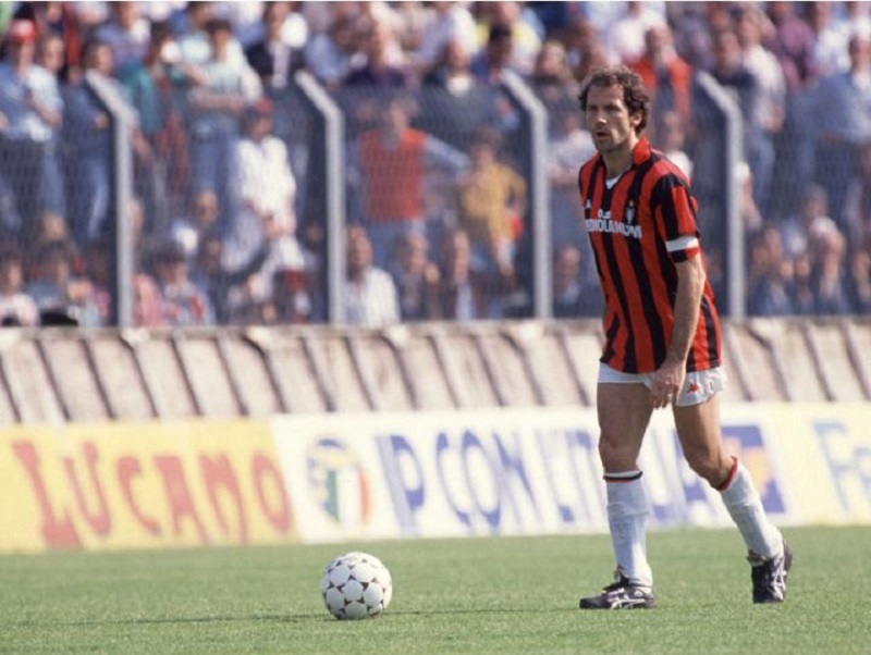 Đội hình AC Milan mạnh nhất - Trung vệ Franco Baresi